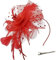 OUHO 01CX Little red top hat headband, Acrylic
