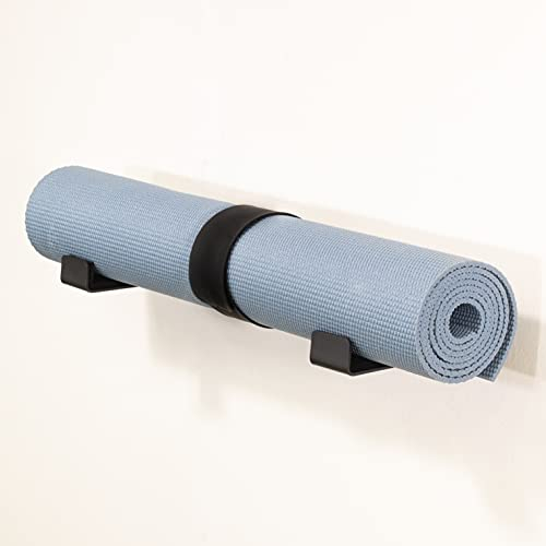 StoreYourBoard Aufbewahrungsregal für Yogamatte, Schaumstoffrolle, Übungs-Fitnessbänder, Wandhaken, Fitness-Organizer