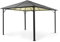 Blumfeldt Pavillon 3x4m, Rostfreier Aluminium-Pavillon mit Festem Dach & Dimmbaren LED-Lichter, Pavillon Wasserdicht, Stabil & Winterfest, Langlebige Pergola Freistehend, Gartenpavillon für Terrasse