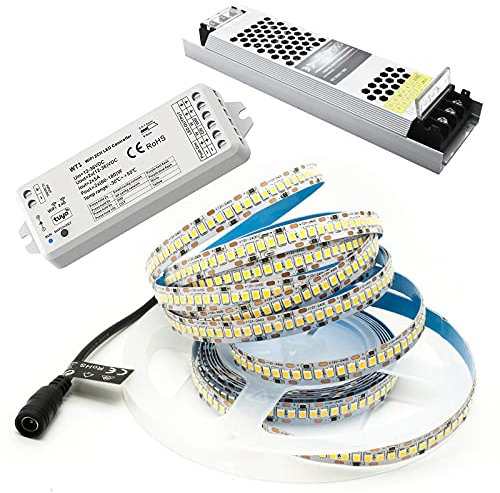 Planetitaly KIT SMART controllo vocale striscia LED 90W centralina dimmer RF WiFi alimentatore 100W 12V luce interni controllo vocale