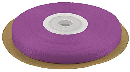 Netuno Schleifenband 6mm x 32m Farbe Pflaume Dekoband Geschenkband Organzaband Chiffon-Stoff für Dekoration DIY Basteln Handwerk Hochzeit Party Geschenke Verpackung