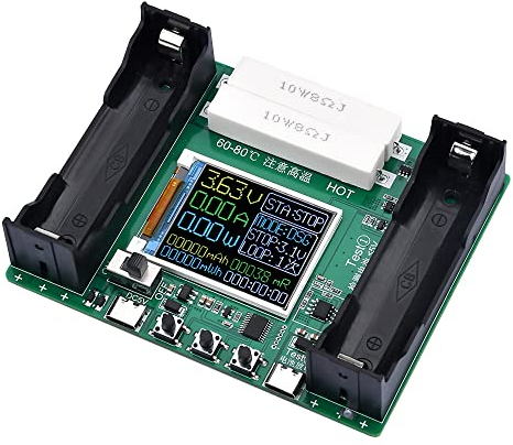 DollaTek 18650 Capacità batteria Modulo tester LCD MAh MWh Porta tipo C Display digitale Misurazione batterie al litio Tester rilevatore di potenza