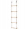 Greenmill GR0127 Holzleiter mit 5 Stufen Leiter mit Fünf Holzsprossen Höhe 1,8m Kletterspielzeug