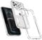 ORETECH Compatible with iPhone 12 Pro Max Case Clear, [2x 9H Tempered Glass Screen Protector & 1 Camera Lens Protector] Shockproof Hybrid Silicone Hard PC Bumper Phone Case - Clear