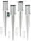 KOTARBAU® 4er Set Einschlagbodenhülse Ø 100mm Feuerverzinkt Rund Pfostenträger Einschlaghülse Bodenhülse Pfosten Anker Stahl Silber Bodenanker Länge 750 mm
