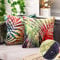 2er Set Kissenbezug Tropische Blätter 40x40 cm Outdoor Kissenbezüge wasserdichte Dekorative Kissenhülle Sommer Leinen Dekokissen für Sofa Autos Wohnzimmer Schlafzimmer Büro Dekor (Bunt Blätter)