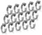Schlauchschellen Edelstahl 40-60 MM | 9 MM Band | [Extra Stark] 15 Stk in Qualität W4 – Für Garten, Waschmaschine, Pool, KFZ - Schlauchklemmen, Schlauchschellen Set, Schellen, Klemmschelle
