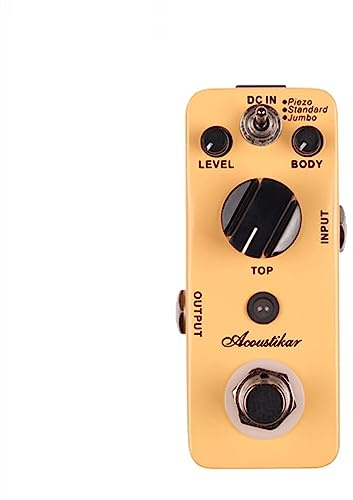 Modulationsgitarrenpedal Akustikgitarren-Simulator-Effektpedal True Bypass Mit 3 Modi Metallgehäuse-Gitarrenpedal