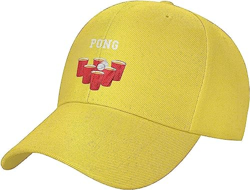 874 Baseball Cap Bierpong Baseballkappe Waschbare Golf Caps Unisex Trucker Hut Für Außenbereich Reisen Running
