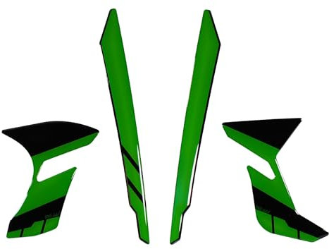 Tankpad Aufkleber Windschild Fersenschutz kompatibel für Kawasaki Z650 X550514VA