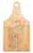 Premium Bambus Schneidebrett-Set – USA-Karte Design, Küchendekoration, Lebensmittelzubereitungswerkzeug, State Pride, Home Chef Essential, nachhaltige Holz-Schneideblöcke (Masschusetts)