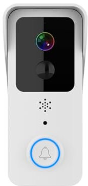 ThikK 5G 2.4GHz Dual WiFi Outdoor Wireless Door Bell Tuya 1080P Video Doorbell Waterproof Smart Home Intercom Door Phone Camera (Color : Not battery)