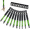 Embouts De Tournevis Magnétique, Jeu De 10 Foret Embout Tige Hexagonale S2 1/4 Phosphide Noir Embouts Longs Torx 70mm Pour Tournevis, Perceuse, Visseuse électrique