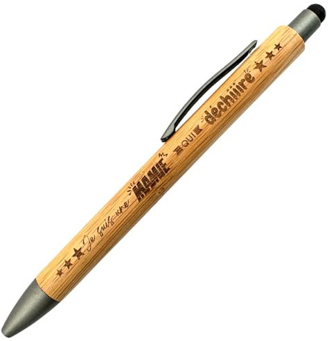 Ernestine - Stylo tactile personnalisé mamie original - idée cadeau fête des grands mères - cadeau de fête et occasion - cadeaux grand-mère je t'aime et maman - idée écriture femme anniversaire