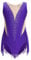 Yruioon Mädchen Turnanzug Glitzer Gymnastikanzug Ärmellos Ballettanzug Eiskunstlauf Body Overall Gymnastik Leotard Wettbewerb Tanzkostüm Aa Lila 158-164