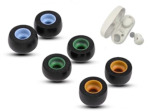 Momery Ohrstöpsel Earplugs for Sony WF-1000XM5/WF-1000XM4 Wireless True Headphones, In-Ear Noise Cancelling Earplugs Replacement for WF-1000XM3 WF-SP900 WI-1000X WF WI XBA Series Fit Charging Case