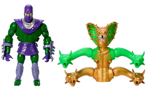 Masters of the Universe Origins Turtles of Grayskull Deluxe Actionfigur, beweglicher mutierter König Hiss verkleidet als Fußsoldat, TMNT und MOTU Bösewicht-Spielzeug, JBN07