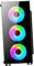ELAYARD Gaming Desktop Computer Case Tempered Glass Side Panel Mid Tower Atx Compatible Usb Interface Efficient Enhanced Ventilation for
