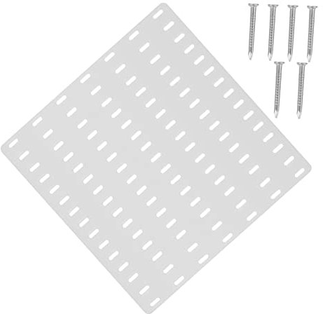 GOOHOCHY Wandregal Lochbrett Für Badezimmer Wandmontage Hakenhalter Aufbewahrungsregal Mit Robustem Rahmen Für Viel Stauraum