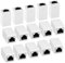 AXFEE RJ45 Coupler, 15Pcs RJ45-Couplers Female to Female, Cat6 Ethernet Cable Connector, LAN Network Connectors, Ethernet-Extender Adapter for Cat8/Cat7/Cat6/Cat5e/Cat5 (White)
