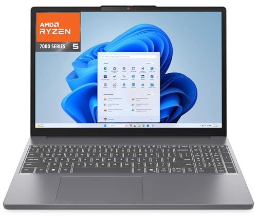 Lenovo ThinkBook 16 G6 16 FHD+ Ordinateur portable, AMD Ryzen 5 7430U (Beat i7-1355U), 32 Go de RAM DDR4, SSD PCIe 1 To, WiFi 6, Bluetooth 5.3, Type C, HDMI, lecteur d'empreintes digitales, gris