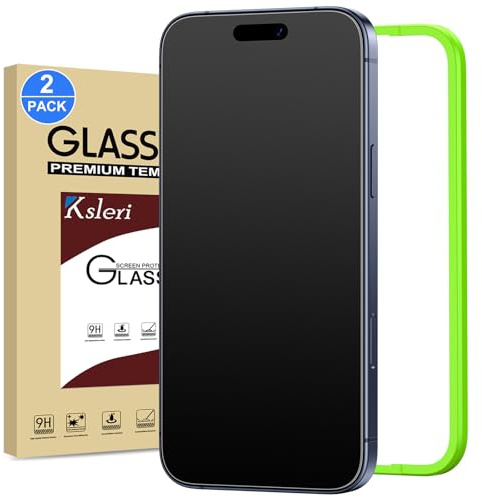 Ksleri 2 Stück Matte Schutzfolie für iPhone 17 Pro Max 6,9 Zoll | 9H Matts Schutzglas Displayschutz Folie, Anti Reflex & Anti-Fingerabdruck, Blendschutz, Einfache Installationshilfe