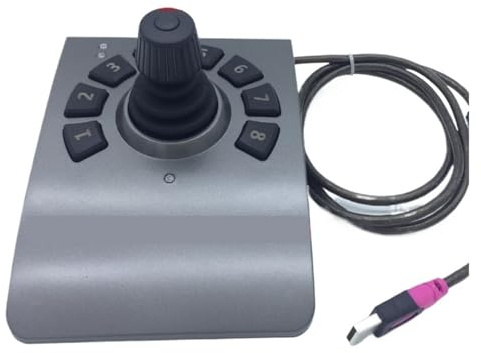 KOROBIE 3D-Maus Industrietastatur 71M Maus Dreiachsiger Joystick, Steuerbox USB-Steuertastatur Messgerät-Joystick