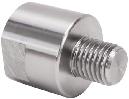 Sxhlseller Adaptateur de Broche de Tour à Métaux 1-1/4-8 à En-8 | Plaque Frontale d'extension en Acier de 7,3 Cm pour Poupée de Tournage sur Bois