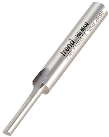 Trend 2/40L X 1/4 High Speed Stahl One Flöte Pocket Cutter