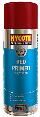 Hycote Fast Drying Aerosol Car Spray Paint, Red Primer, 400 ml