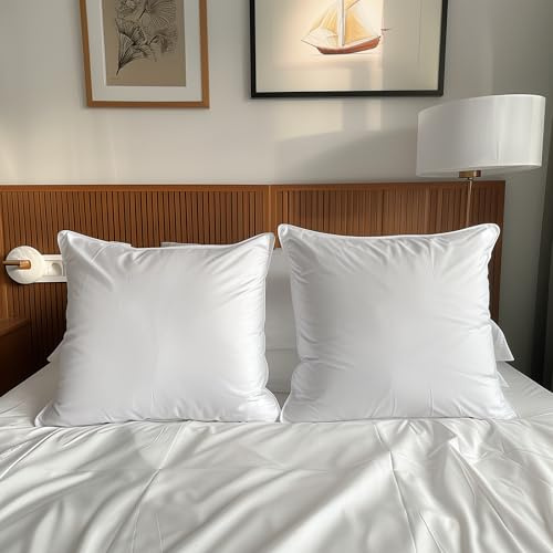 Dormisette Q120 Kissenschutzbezug aus 100% Baumwolle Gr. 40/80 cm, reinweiß
