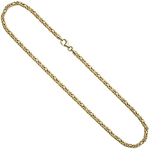 3,2mm Königskette Kette Collier aus 585 Gold Gelbgold massiv 80 cm Goldkette
