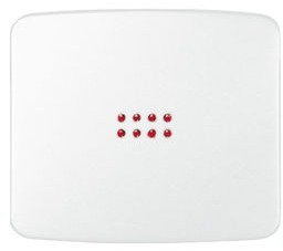 Niessen arco - Tecla interruptor con visor serie arco blanco marfil