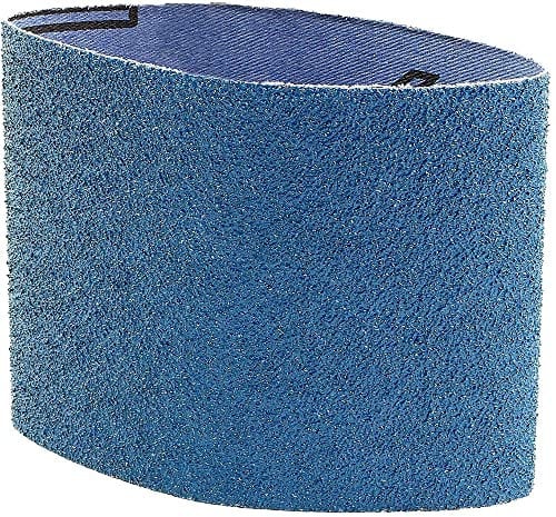 EISENBLÄTTER POLY-PTX Zirkon Hülse, 90 x 100 mm, Korn 150, 10er Pack – 42150 zum Entfernen von tiefen Kratzern, Rost, Zunder und Schweißnähten, für kräftigen Linefinish auf Stahl, Edelstahl (INOX)