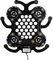 DAYTONAUDIO Dayton Audio DAEX25X4-4 Bullfrog Vented Disc Spider 25 mm x 4 Exciter 40W 8 Ohm