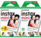 Fujifilm Instax Mini Brillo - Pack de 200 películas fotográficas instantáneas (20 x 10 hojas), color blanco