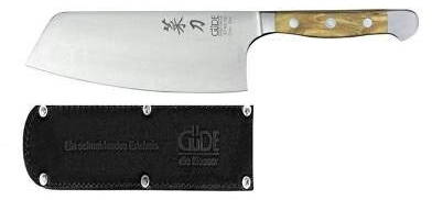 Güde Messer Chai Dao 16 cm, Serie Alpha-Olive X742/16 mit Messerscheide