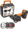 Worx 20V Mini Cutter, Power Share, Tool-Less Adjustment, 3 Cutting Disks, 1 Grinding Disc, 76mm Disc Size, 1 Battery