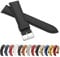 MARCHEL Glattleder LLB 14 mm Schwarz Lederarmband Echtleder Uhrenarmband Rindsleder Leder Uhrband