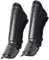 Ju-Sports Schienbein-Spannschutz Assassin, PU I Stabiler Schienbeinschoner Spannschutz mit Schlaufen & Polster I Für Kampfsport Training & Sparring I Größe L/XL