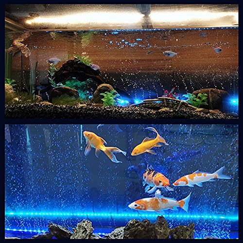 LED Aquarium Licht Unterwasser RGB Multicolor Wasserdichte LED Leuchte für Aquarium, Wohnzimmer, Restaurant & Hotel – 35cm