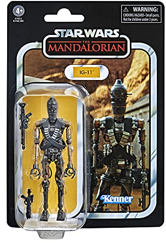 Hasbro F1901 Star Wars Vintage Collection IG-11, 9,5 cm Skala, The Mandalorian Actionfigur, Spielzeug für Kinder ab 4 Jahren, Mehrfarbig