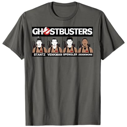 Ghostbusters Group Shot Line Up T-Shirt