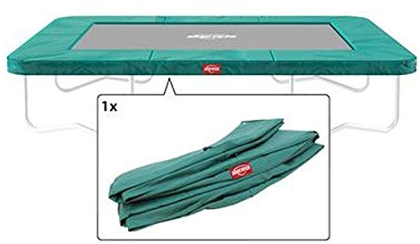 BERG Trampolin Schutzrand rechteckig Federabdeckung 280 x 190 cm Randabdeckung Grün - Ultim Favorit Regular