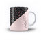 iCaseDesigner Personalised Animal Print Custom Name Mug - 4. Leopard Print Pink Grey