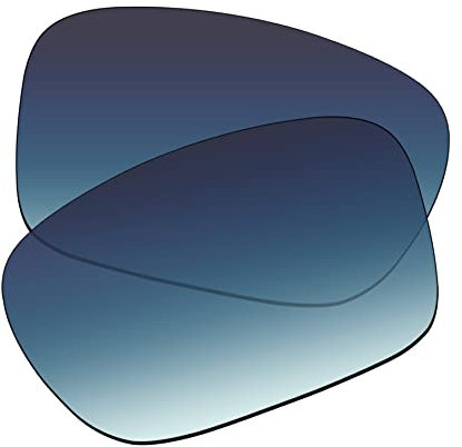 EZReplace Lentes de repuesto para gafas de sol Oakley Sliver OO9262 (lentes polarizadas), se adapta al marco Oakley Sliver (degradado azul)