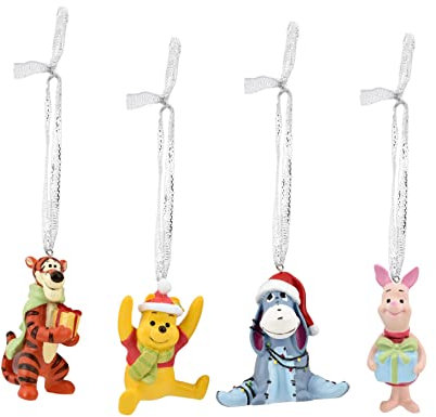 Widdop Winnie Puuh Weihnachtsbaumschmuck, Mehrfarbig, 5,5 x 5 cm