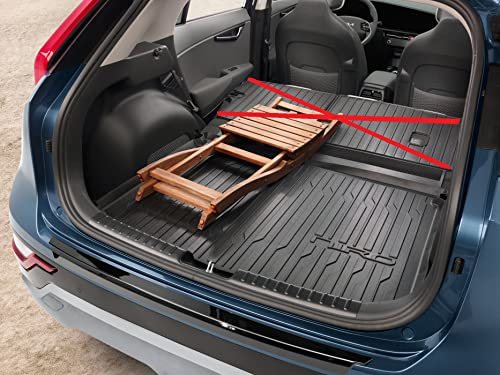 Kia Niro Hybrid und elektrische EV Kofferraumwanne aus halbstarrem Polyethylen mit geprägtem Niro Logo Original AT122ADE10E