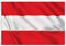 Drapeau Autrichien 150X90cm Avec 2 Œillets en Métal - Couleurs Vives Pour Événements Sportifs, Fêtes, Défilés - Autriche National