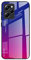 DEDUX Hülle für Xiaomi Poco X5 Pro 5G Handyhülle, Hülle Farbverlauf Glas und TPU Schutzhülle Case Cover für Xiaomi Poco X5 Pro 5G (Blau/Rot)